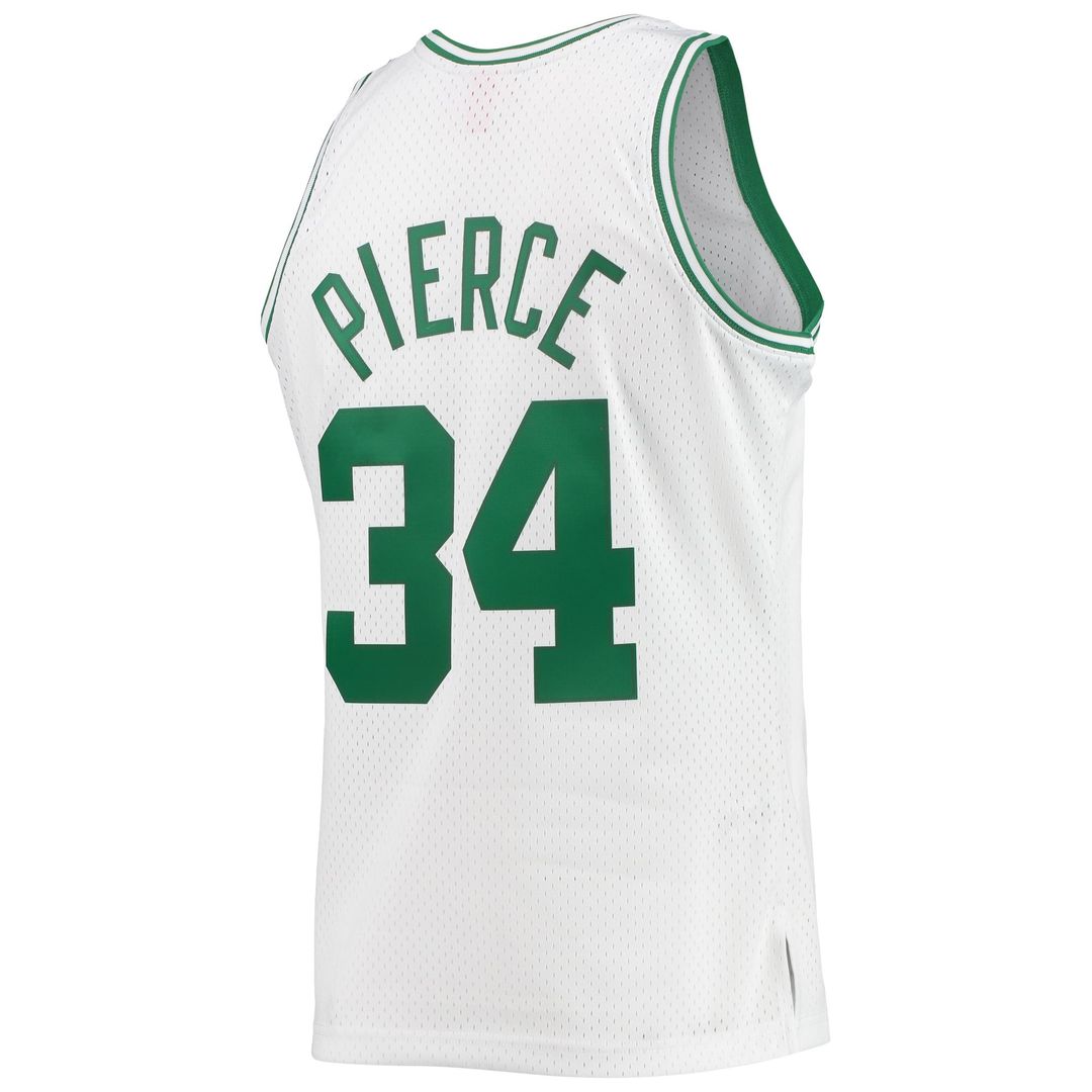 Paul Pierce Boston Celtics Mitchell & Ness Hardwood Classics Swingman Jersey - White | NBA Fan Gear