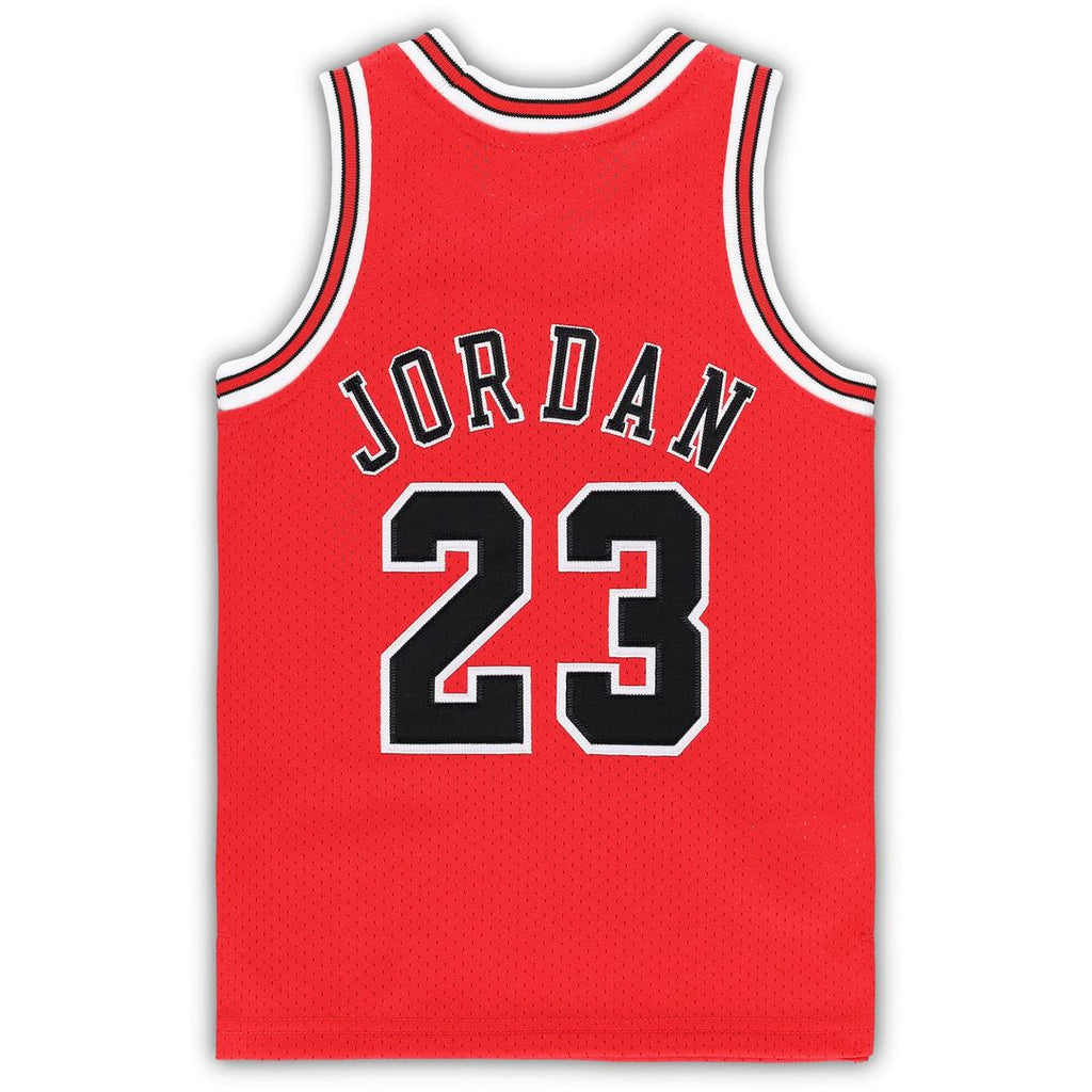 Michael Jordan Chicago Bulls Mitchell & Ness Toddler 1997/ 98 Hardwood Classics Authentic Jersey - Red | NBA Fan Gear