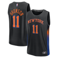 Jalen Brunson New York Knicks Fanatics Fast Break Jersey - Statement Edition - Black | NBA Fan Gear
