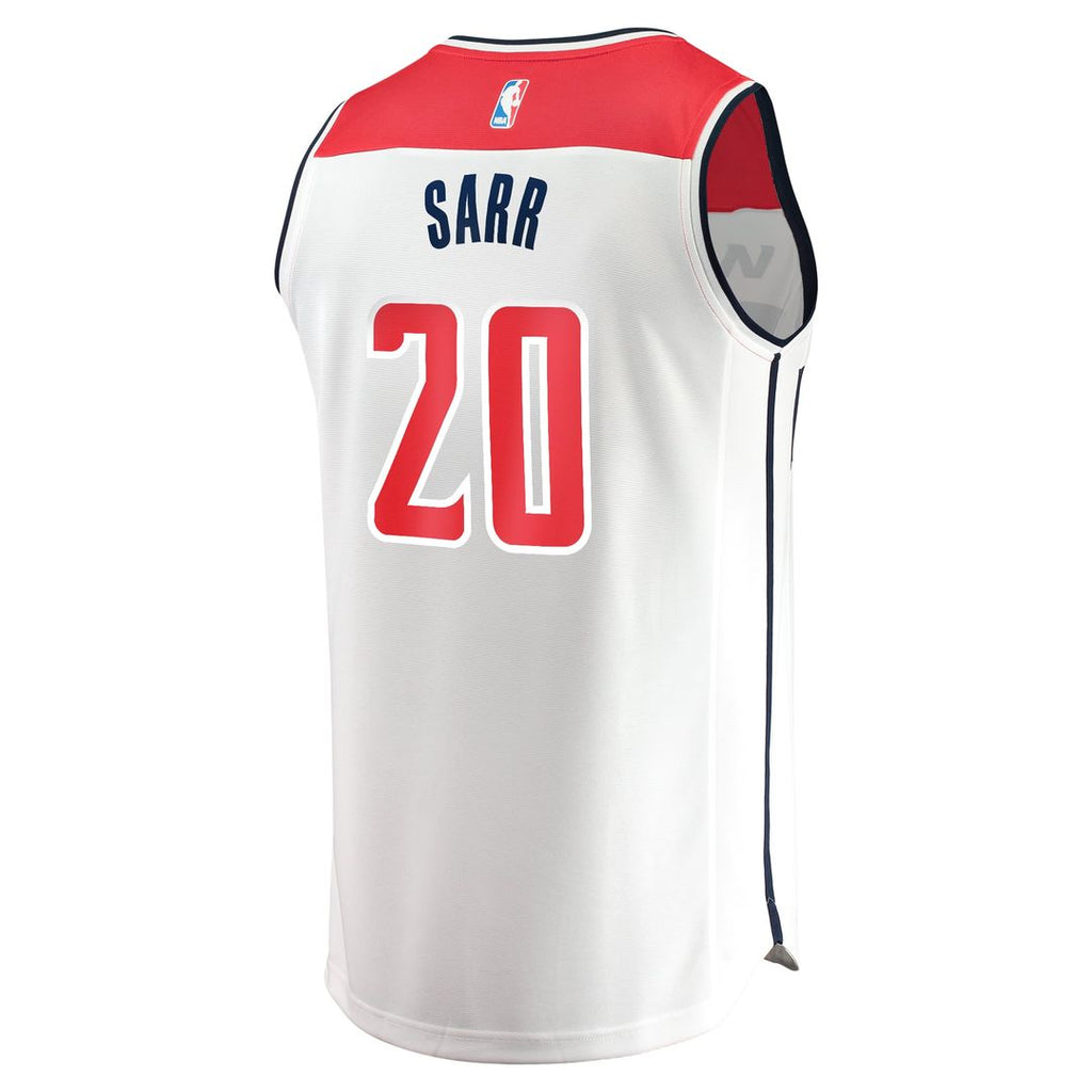 Alexandre Sarr Washington Wizards Fanatics Youth Fast Break Replica Player Jersey - Association Edition - White | NBA Fan Gear