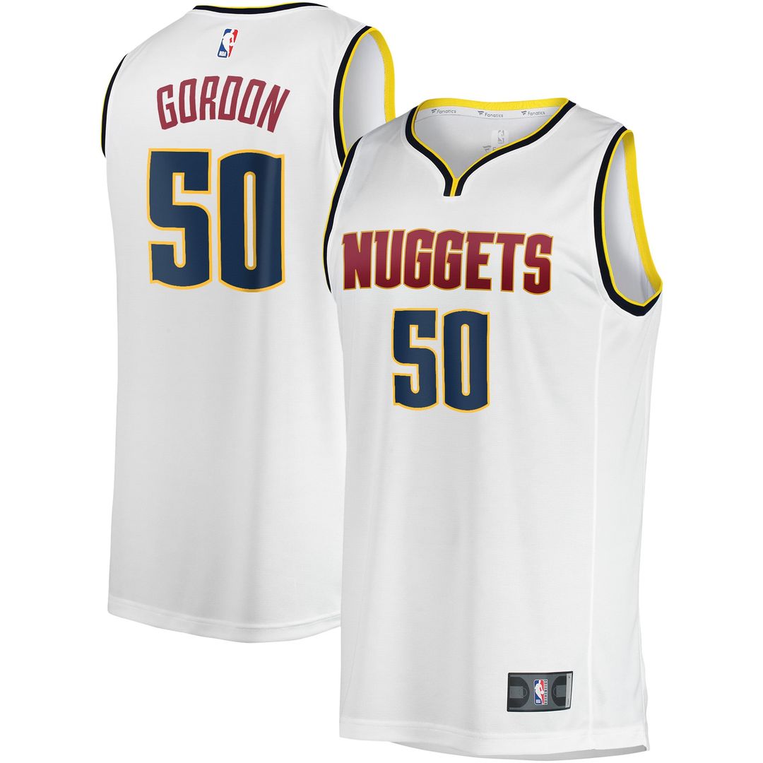 Aaron Gordon Denver Nuggets Fanatics Fast Break Player Jersey - Association Edition - White | NBA Fan Gear