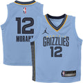 Ja Morant Memphis Grizzlies Jordan Brand Preschool 2022/ 23 Statement Edition Jersey - Light Blue | NBA Fan Gear