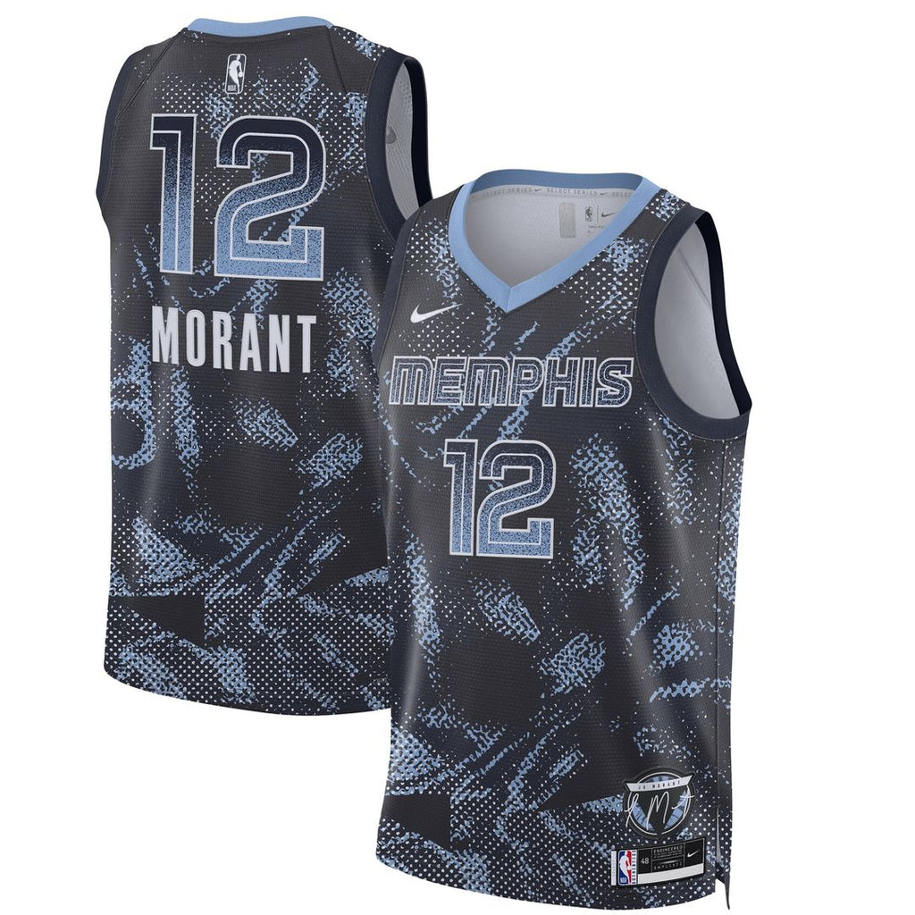 Ja Morant Memphis Grizzlies Nike Unisex 2025 Select Series Swingman Player Jersey - Navy | NBA Fan Gear