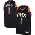 Devin Booker Phoenix Suns Jordan Brand Youth Swingman Jersey - Statement Edition - Black | NBA Fan Gear