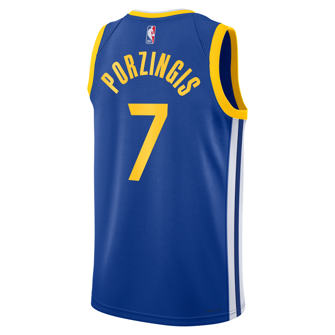 Kristaps Porziņģis Golden State Warriors Nike Unisex Swingman Jersey - Icon Edition - Royal | NBA Fan Gear