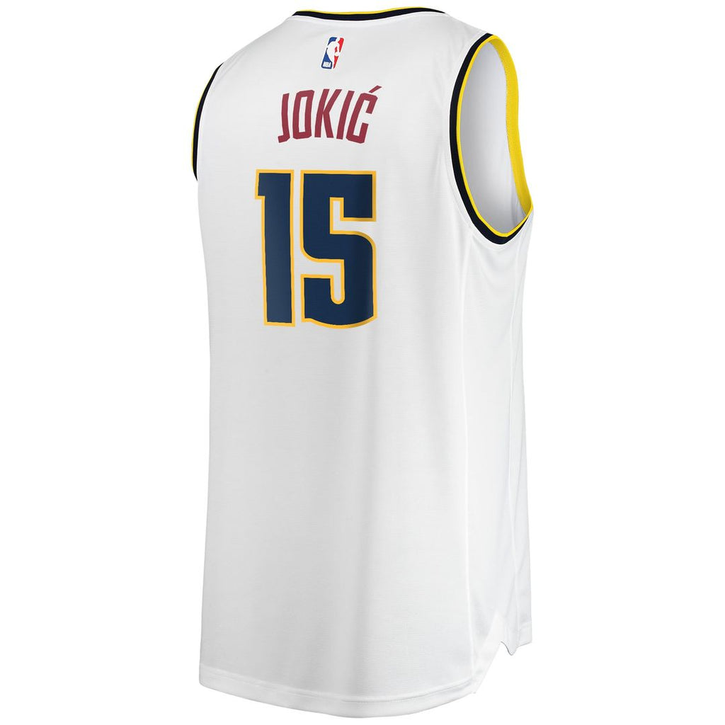 Nikola Jokic Denver Nuggets Fanatics Fast Break Player Jersey - Association Edition - White | NBA Fan Gear