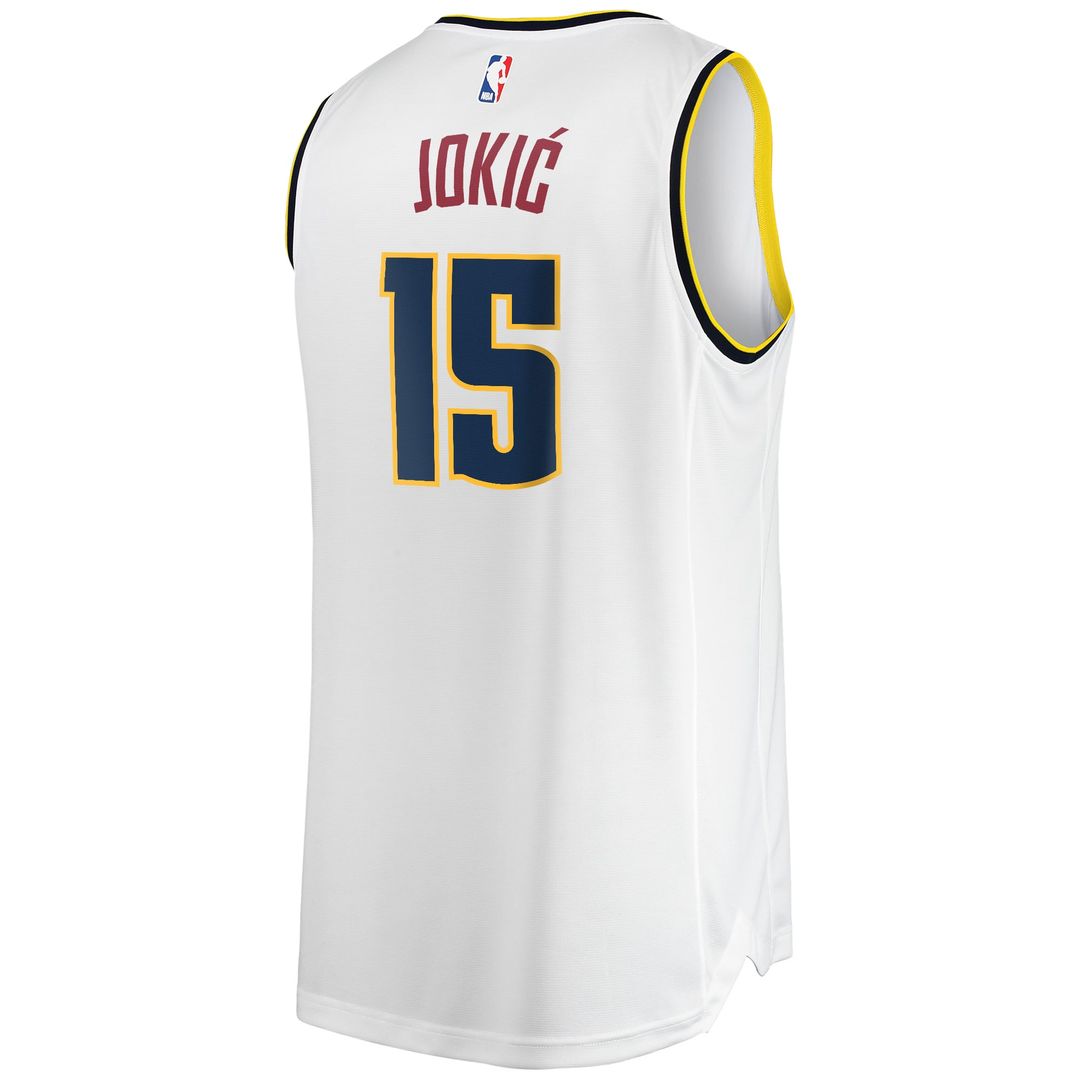 Nikola Jokic Denver Nuggets Fanatics Fast Break Player Jersey - Association Edition - White | NBA Fan Gear