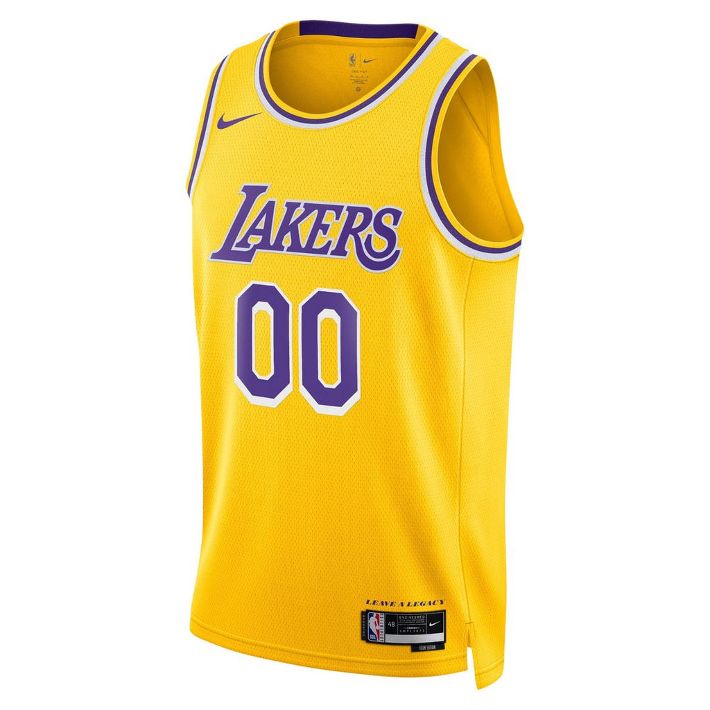 Los Angeles Lakers Nike Unisex Swingman Custom Jersey White - Association Edition | NBA Fan Gear