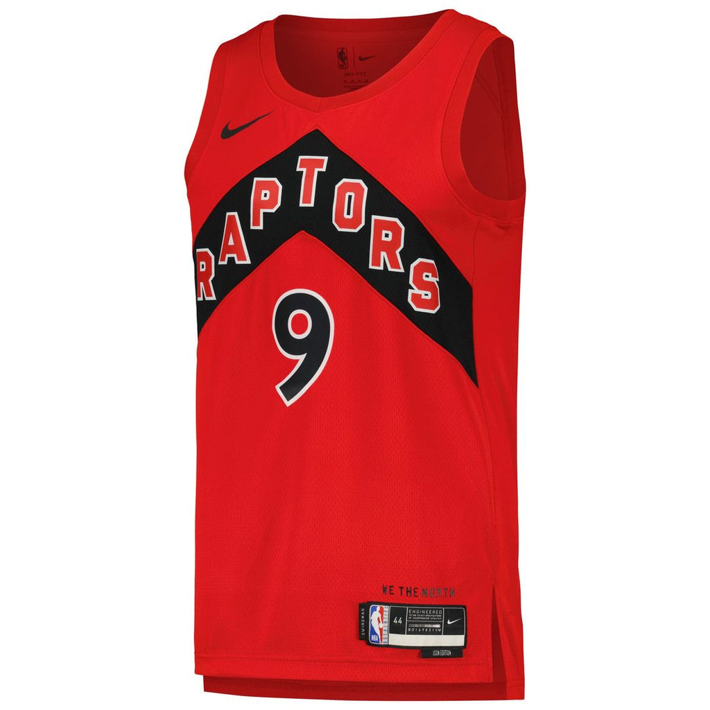 RJ Barrett Toronto Raptors Nike Unisex Swingman Player Jersey - Icon Edition - Red | NBA Fan Gear
