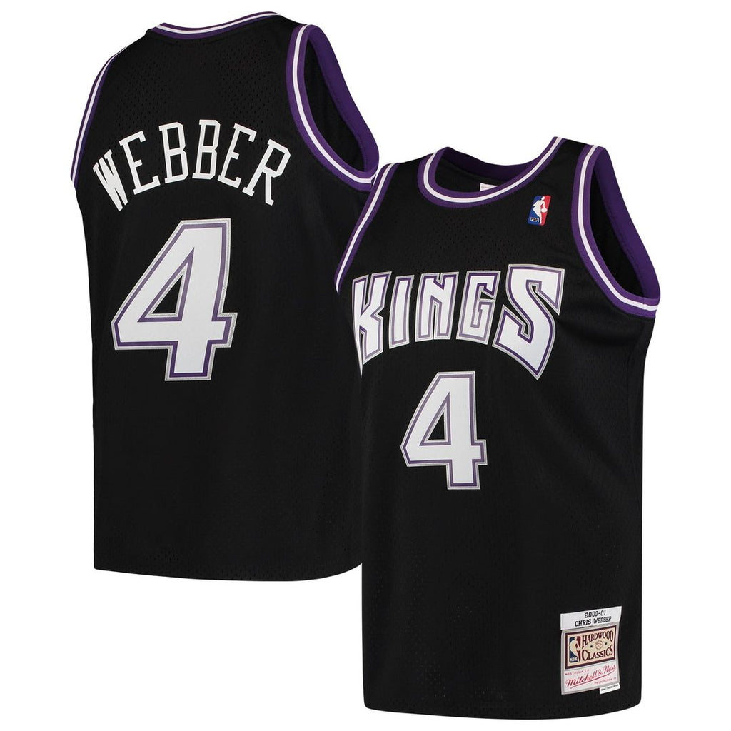 Chris Webber Sacramento Kings Mitchell & Ness 2000/ 01 Hardwood Classics Swingman Jersey - Black | NBA Fan Gear