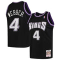 Chris Webber Sacramento Kings Mitchell & Ness 2000/ 01 Hardwood Classics Swingman Jersey - Black | NBA Fan Gear
