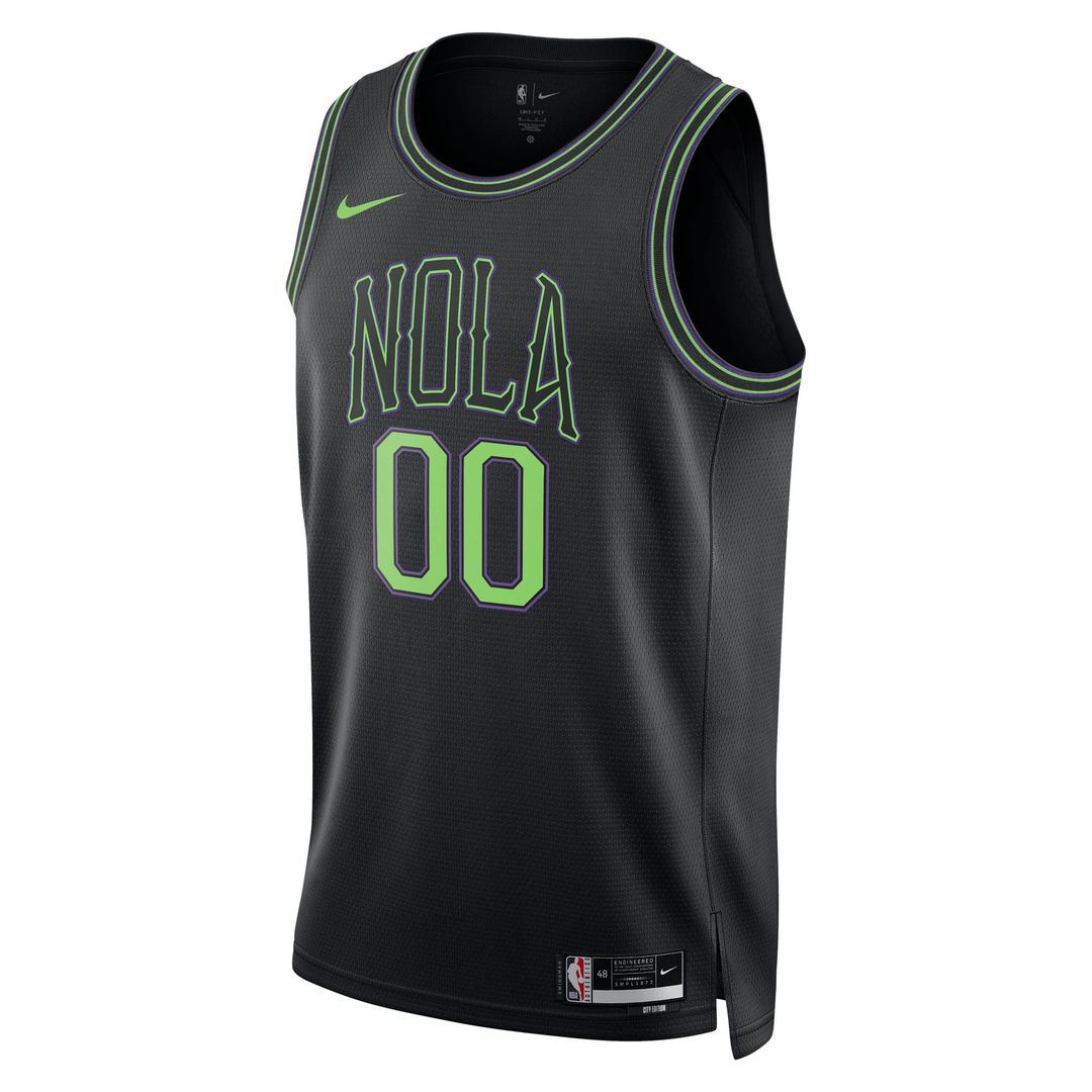 New Orleans Pelicans Nike Unisex 2025/ 26 City Edition Swingman Custom Jersey - Black | NBA Fan Gear
