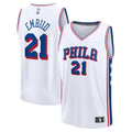 Joel Embiid Philadelphia 76ers Fanatics Fast Break Replica Player Jersey - Association Edition - White | NBA Fan Gear