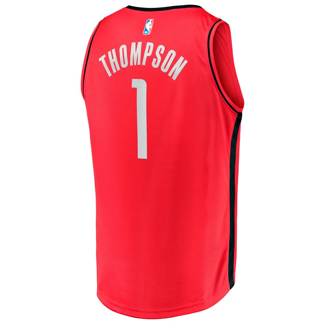 Amen Thompson Houston Rockets Fanatics Youth Fast Break Replica Jersey - Icon Edition - Red | NBA Fan Gear