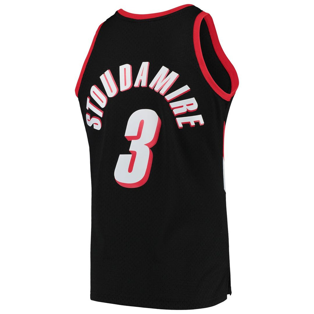 Damon Stoudamire Portland Trail Blazers Mitchell & Ness 1999/ 00 Hardwood Classics Swingman Jersey - Black | NBA Fan Gear
