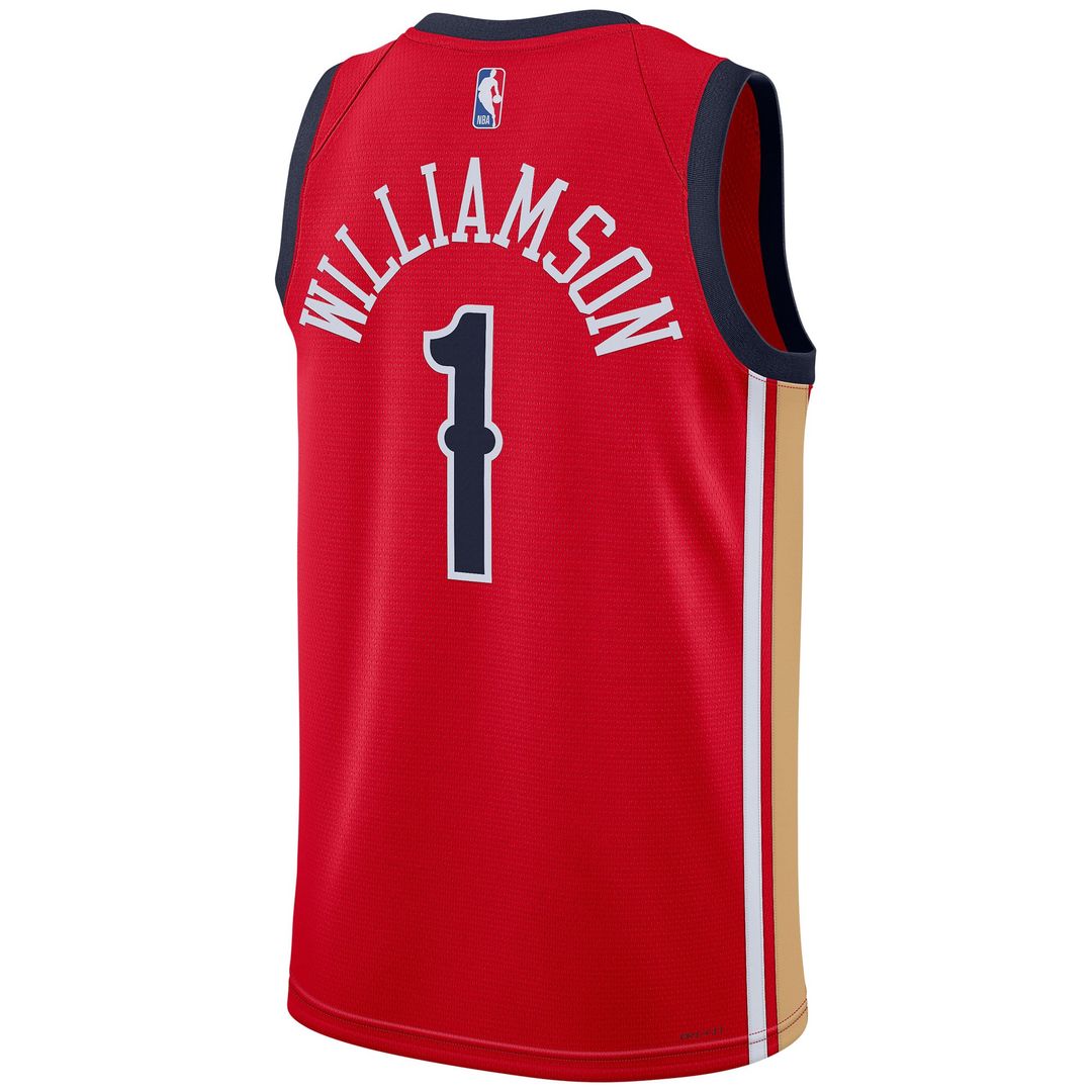 Zion Williamson New Orleans Pelicans Jordan Brand Unisex Swingman Jersey - Statement Edition - Red | NBA Fan Gear