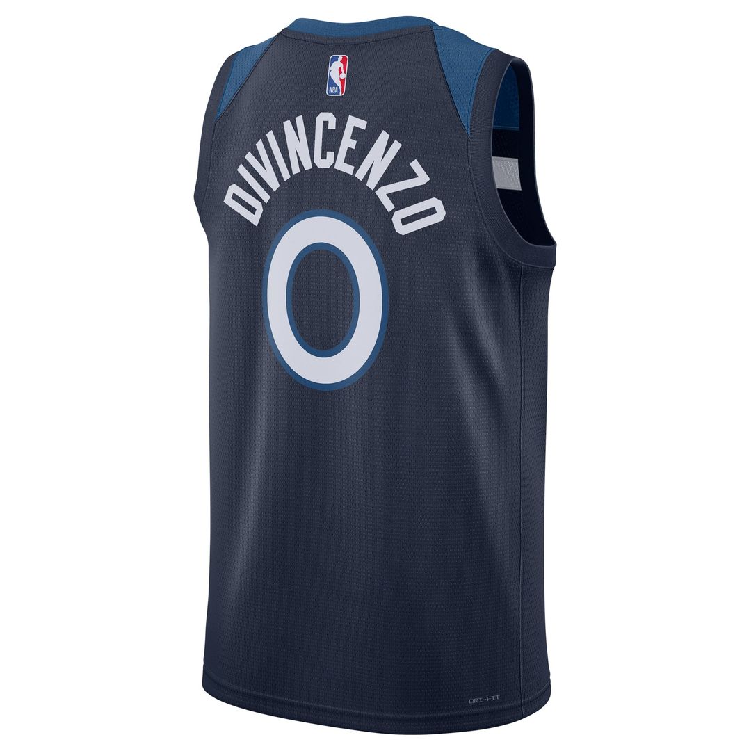 Donte DiVincenzo Minnesota Timberwolves Nike Unisex Swingman Player Jersey - Icon Edition - Navy | NBA Fan Gear