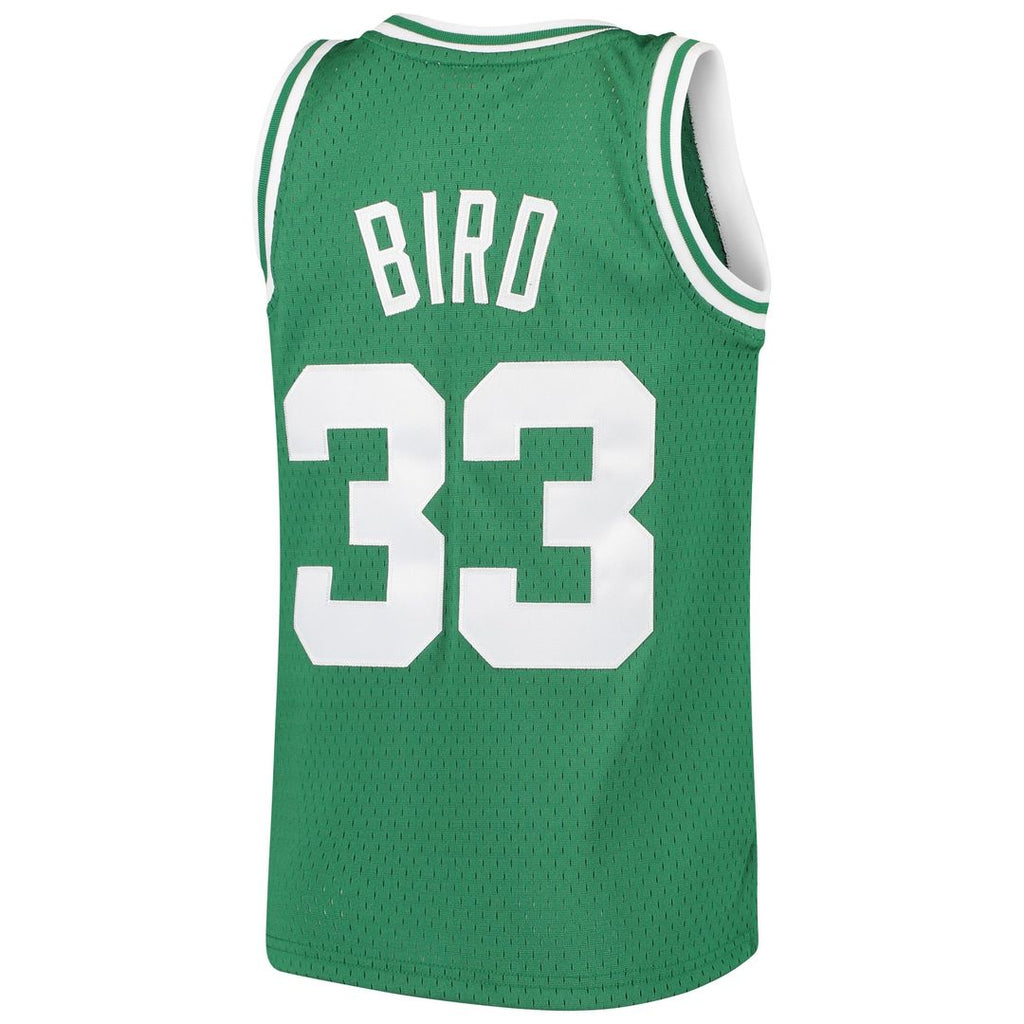 Larry Bird Boston Celtics Mitchell & Ness Youth Hardwood Classics Swingman Throwback Jersey - Kelly Green | NBA Fan Gear