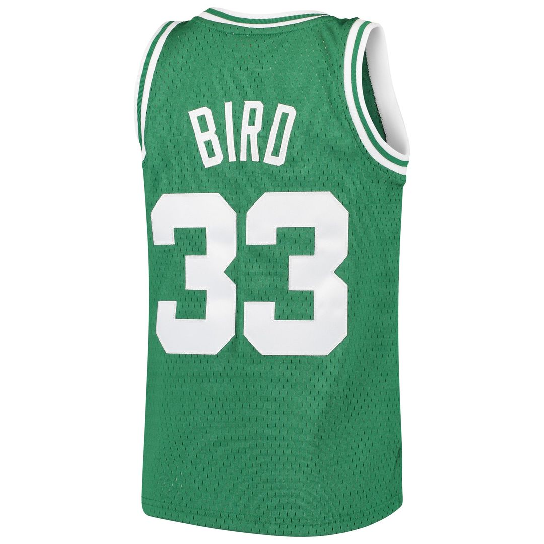 Larry Bird Boston Celtics Mitchell & Ness Youth Hardwood Classics Swingman Throwback Jersey - Kelly Green | NBA Fan Gear