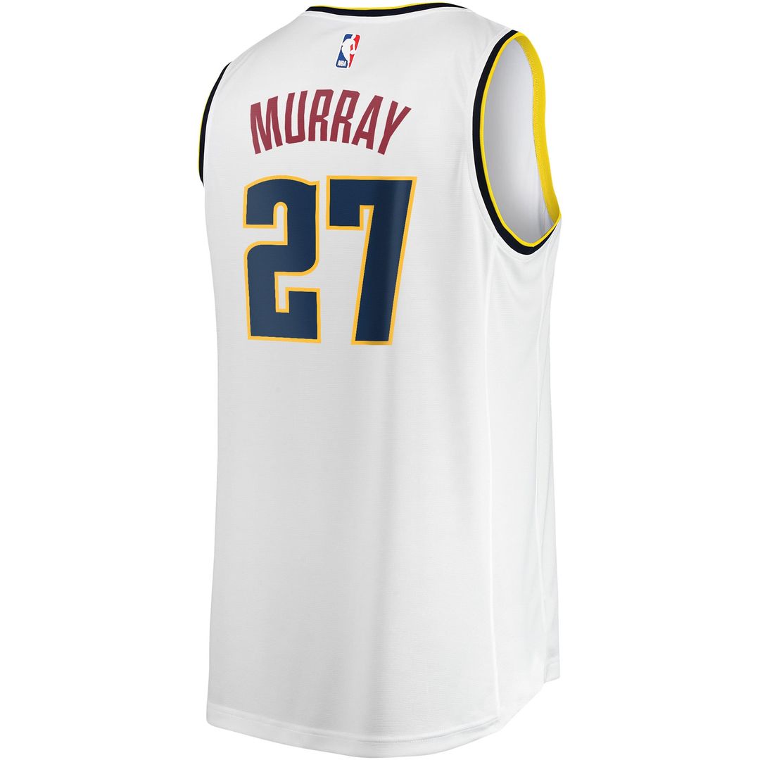 Jamal Murray Denver Nuggets Fanatics Fast Break Player Jersey - Association Edition - White | NBA Fan Gear