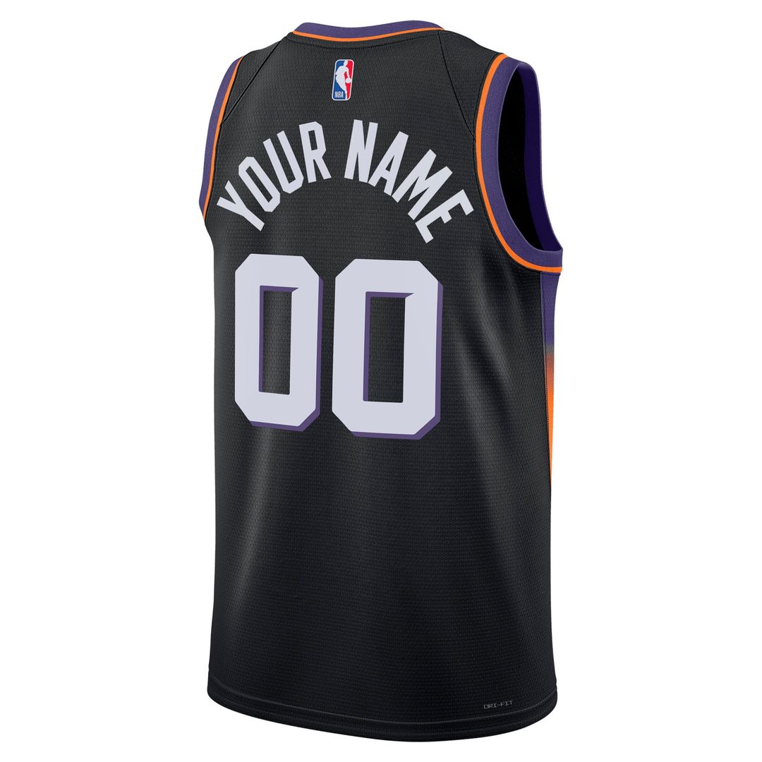 Phoenix Suns Jordan Brand Unisex Swingman Custom Jersey - Statement Edition - Black | NBA Fan Gear