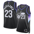 Lauri Markkanen Utah Jazz Jordan Brand Unisex 2024/ 25 Swingman Jersey - Statement Edition - Black | NBA Fan Gear
