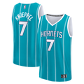 Kon Knueppel Charlotte Hornets Fanatics 2025 NBA Draft First Round Pick Fast Break Replica Jersey - Icon Edition - Teal | Fan Gear
