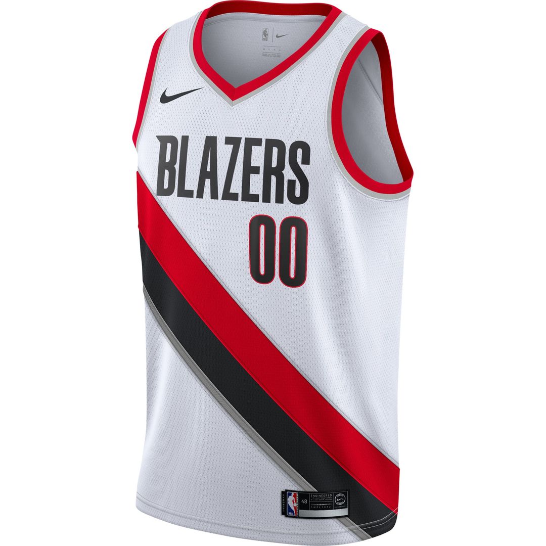 Portland Trail Blazers Nike 2020/ 21 Swingman Custom Jersey - Association Edition - White | NBA Fan Gear
