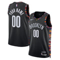 Brooklyn Nets Nike Unisex 2025/ 26 City Edition Swingman Custom Jersey - Black | NBA Fan Gear