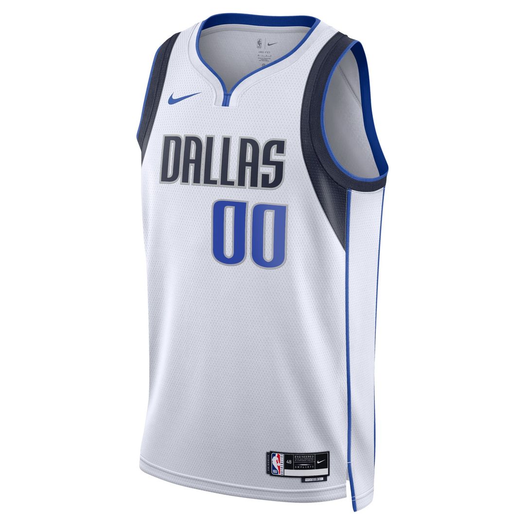 Dallas Mavericks Nike Unisex Swingman Custom Jersey White - Association Edition | NBA Fan Gear