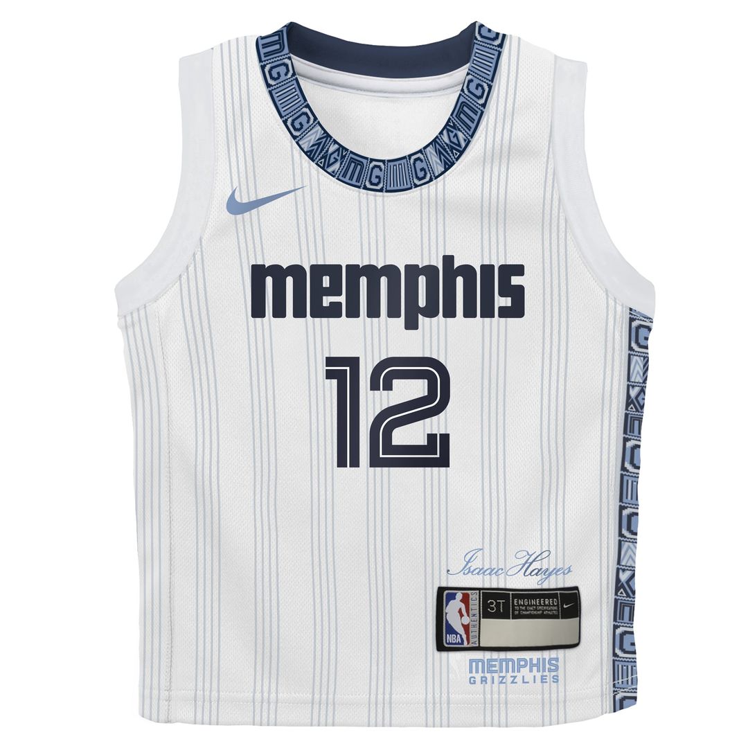 Ja Morant Memphis Grizzlies Nike Infant 2025/ 26 City Edition Swingman Jersey - White | NBA Fan Gear