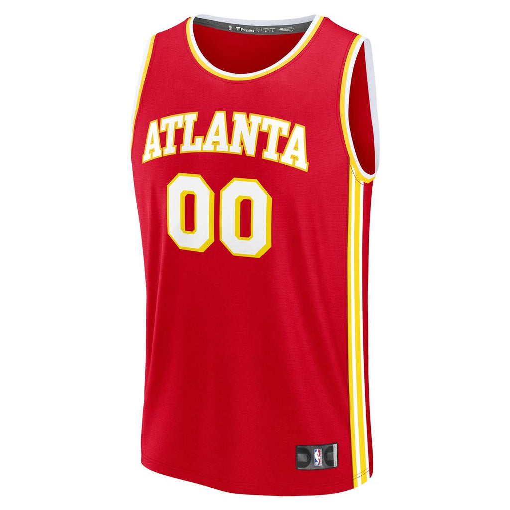 Atlanta Hawks Fanatics Fast Break Custom Jersey - Icon Edition - Red | NBA Fan Gear