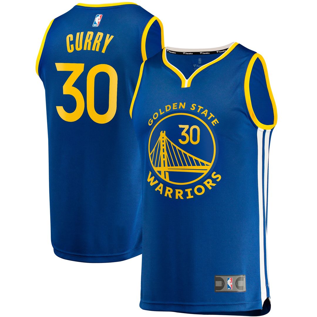 Stephen Curry Golden State Warriors Fanatics Big & Tall Fast Break Player Jersey - Royal - Icon Edition | NBA Fan Gear