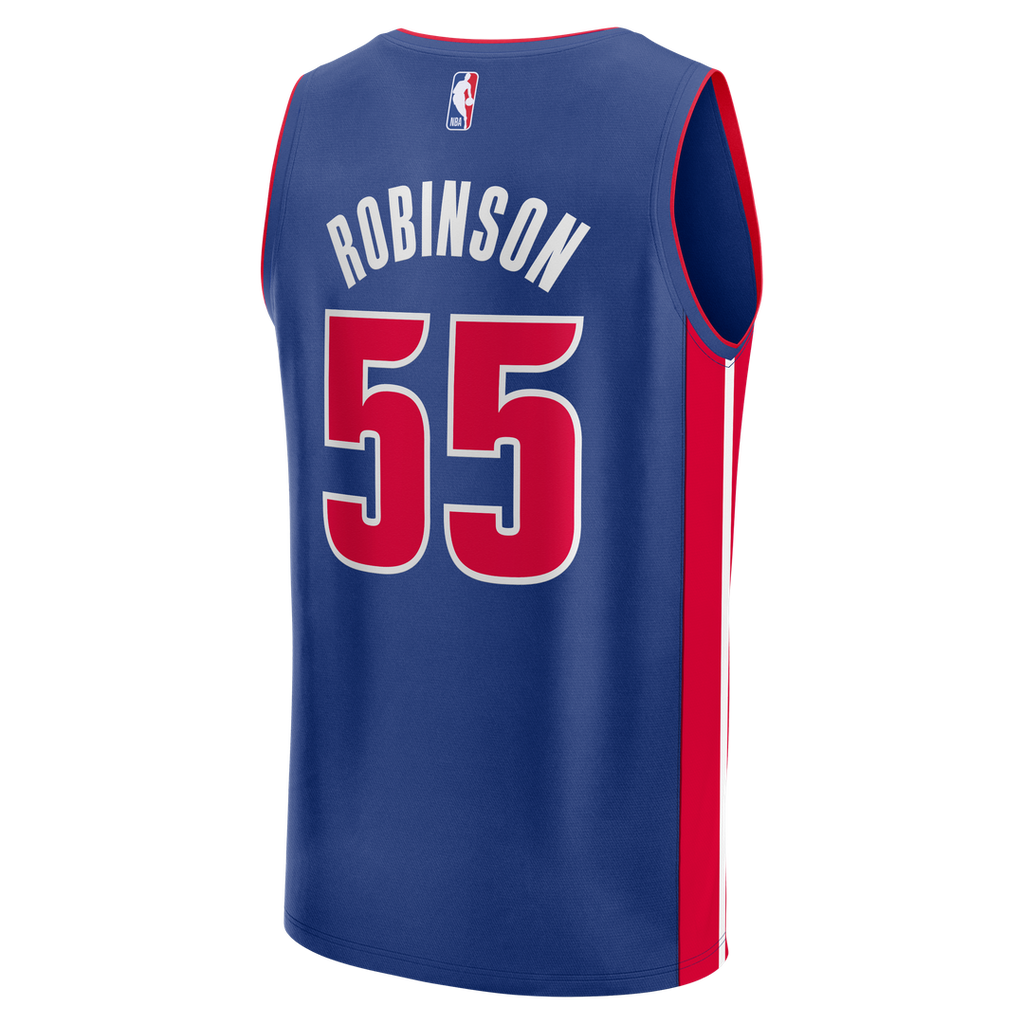 Duncan Robinson Detroit Pistons Fanatics Fast Break Jersey - Icon Edition - Blue | NBA Fan Gear