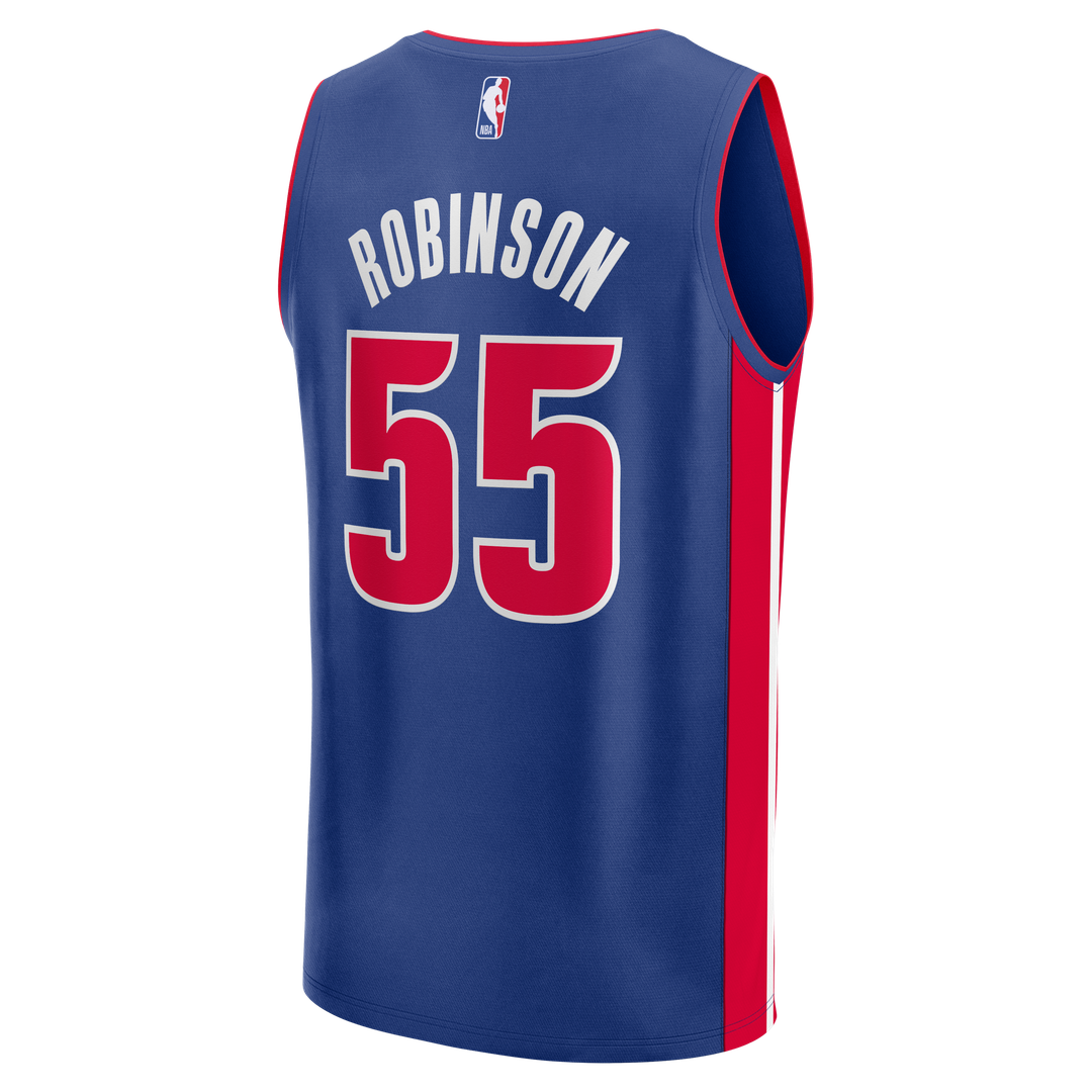 Duncan Robinson Detroit Pistons Fanatics Fast Break Jersey - Icon Edition - Blue | NBA Fan Gear