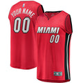 Miami Heat Fanatics Fast Break Custom Jersey - Red - Statement Edition | NBA Fan Gear