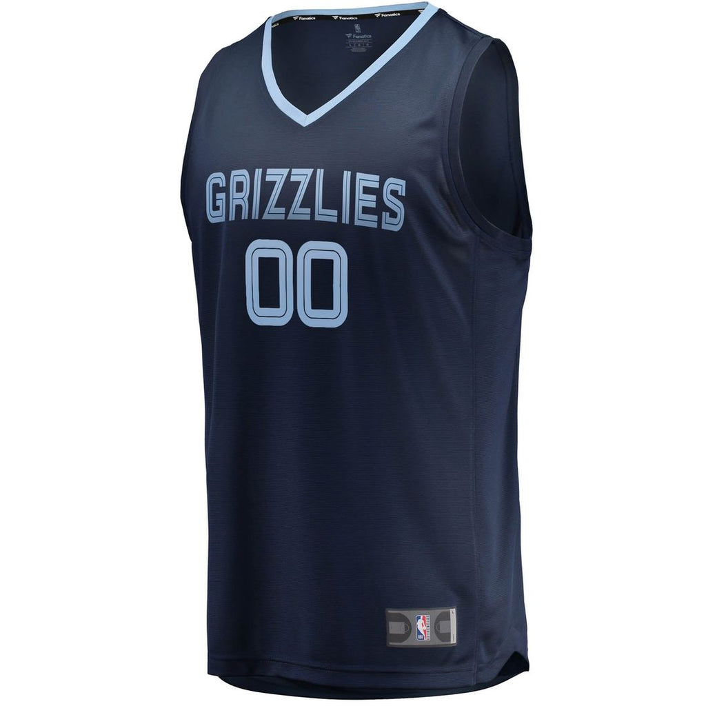 Memphis Grizzlies Fanatics Fast Break Custom Replica Jersey Navy - Icon Edition | NBA Fan Gear