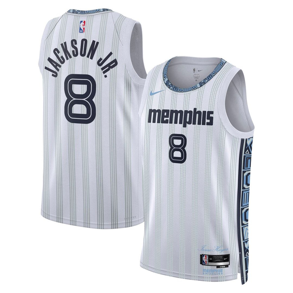 Jaren Jackson Jr. Memphis Grizzlies Nike Unisex 2025/ 26 Swingman Jersey - White - City Edition | NBA Fan Gear