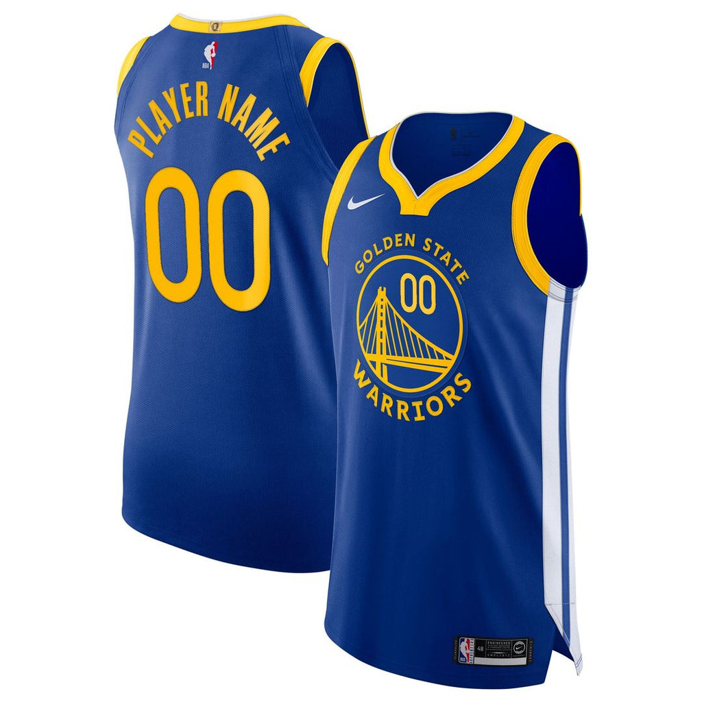 Golden State Warriors Nike 2020/ 21 Authentic Custom Jersey Blue - Icon Edition | NBA Fan Gear