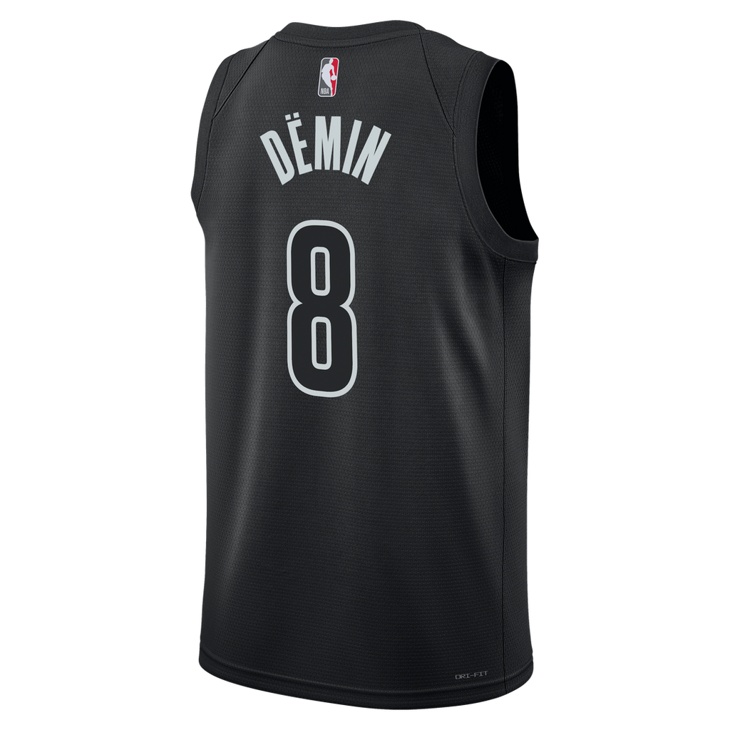 Egor Dëmin Brooklyn Nets Jordan Brand Unisex Swingman Jersey - Statement Edition - Black | NBA Fan Gear