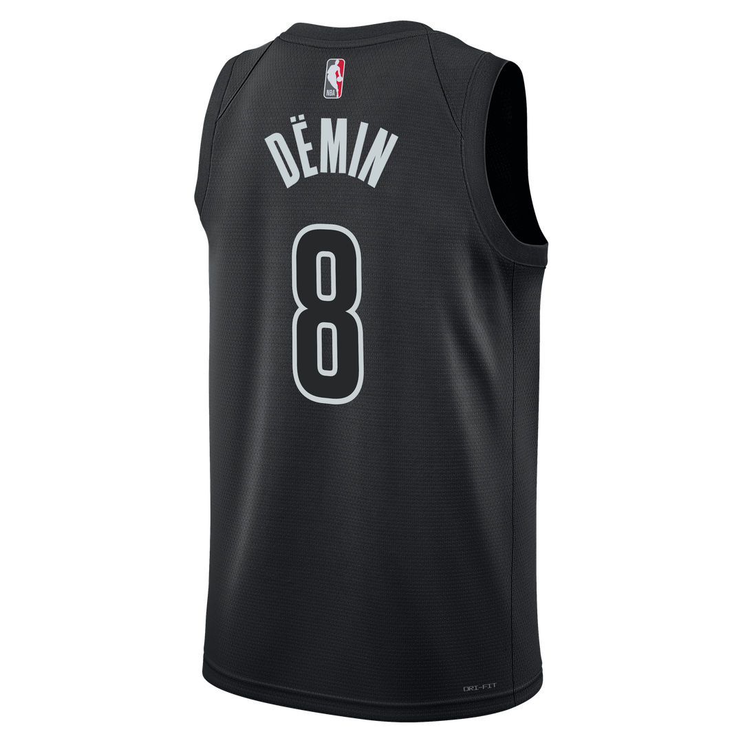 Egor Dëmin Brooklyn Nets Jordan Brand Unisex Swingman Jersey - Statement Edition - Black | NBA Fan Gear