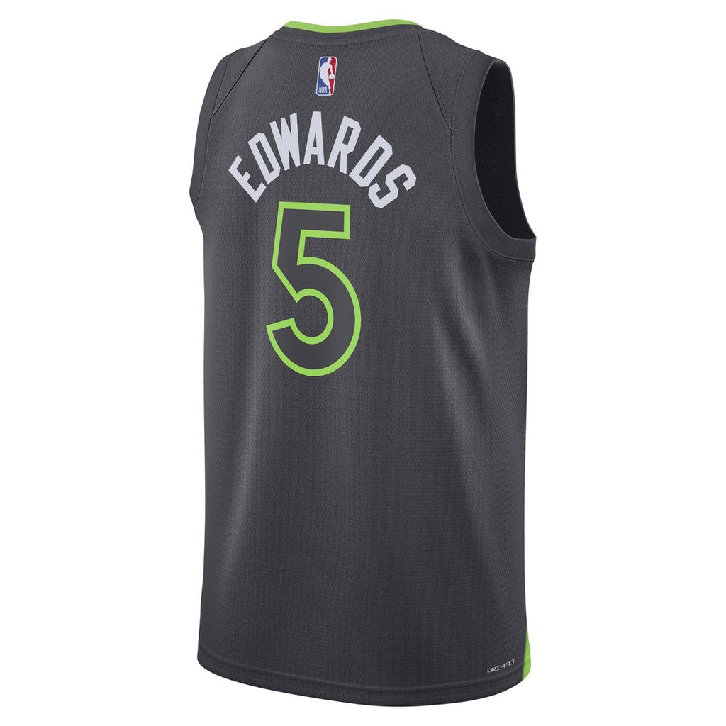 Anthony Edwards Minnesota Timberwolves Jordan Brand Unisex Swingman Jersey - Statement Edition - Charcoal | NBA Fan Gear