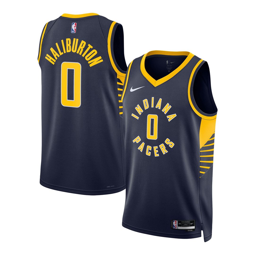 Tyrese Haliburton Indiana Pacers Nike Unisex Swingman Jersey - Icon Edition - Navy | NBA Fan Gear