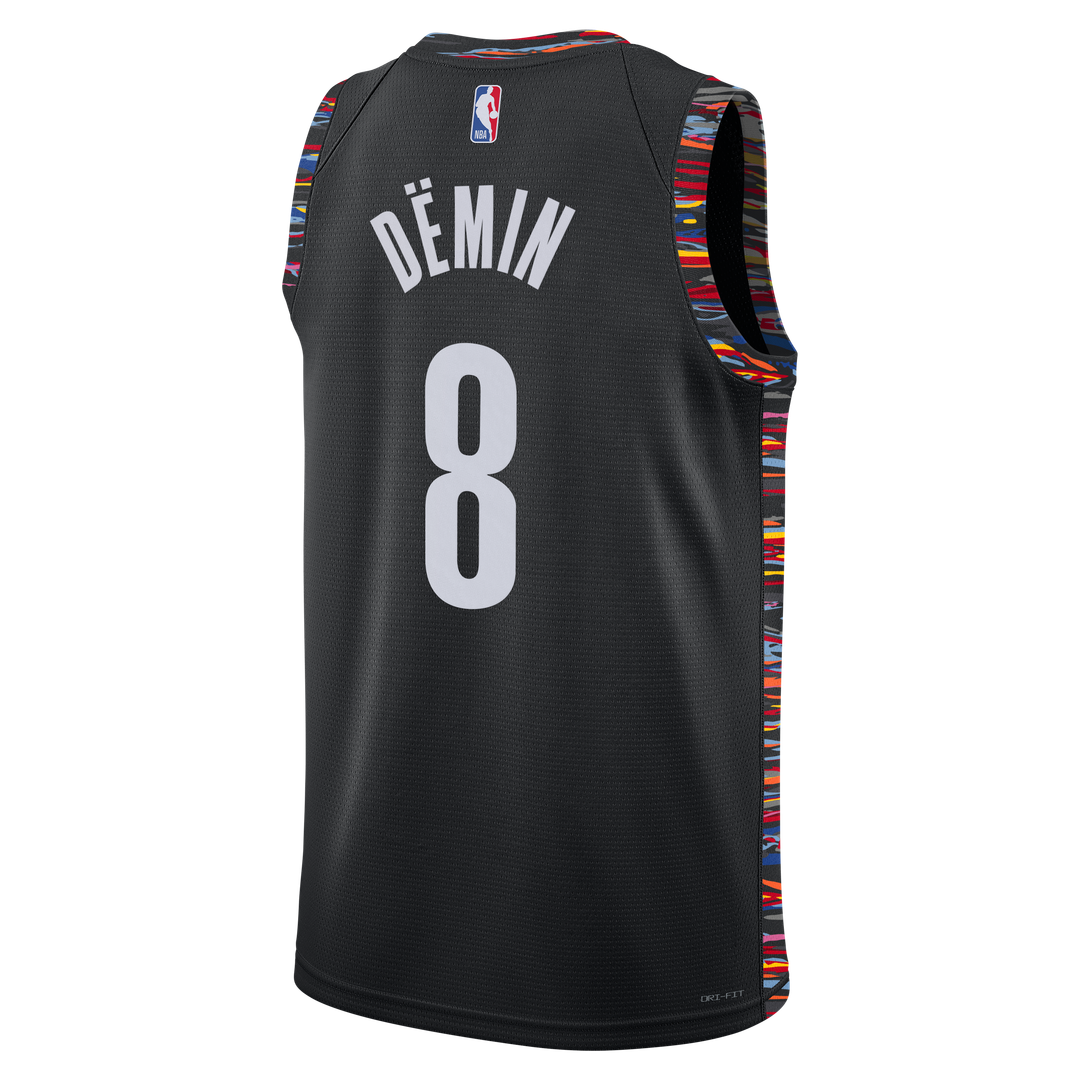 Egor Dëmin Brooklyn Nets Nike Unisex 2025/ 26 Swingman Jersey - City Edition - Black | NBA Fan Gear