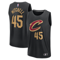 Donovan Mitchell Cleveland Cavaliers Fanatics Youth Fast Break Replica Jersey - Black - Statement Edition | NBA Fan Gear