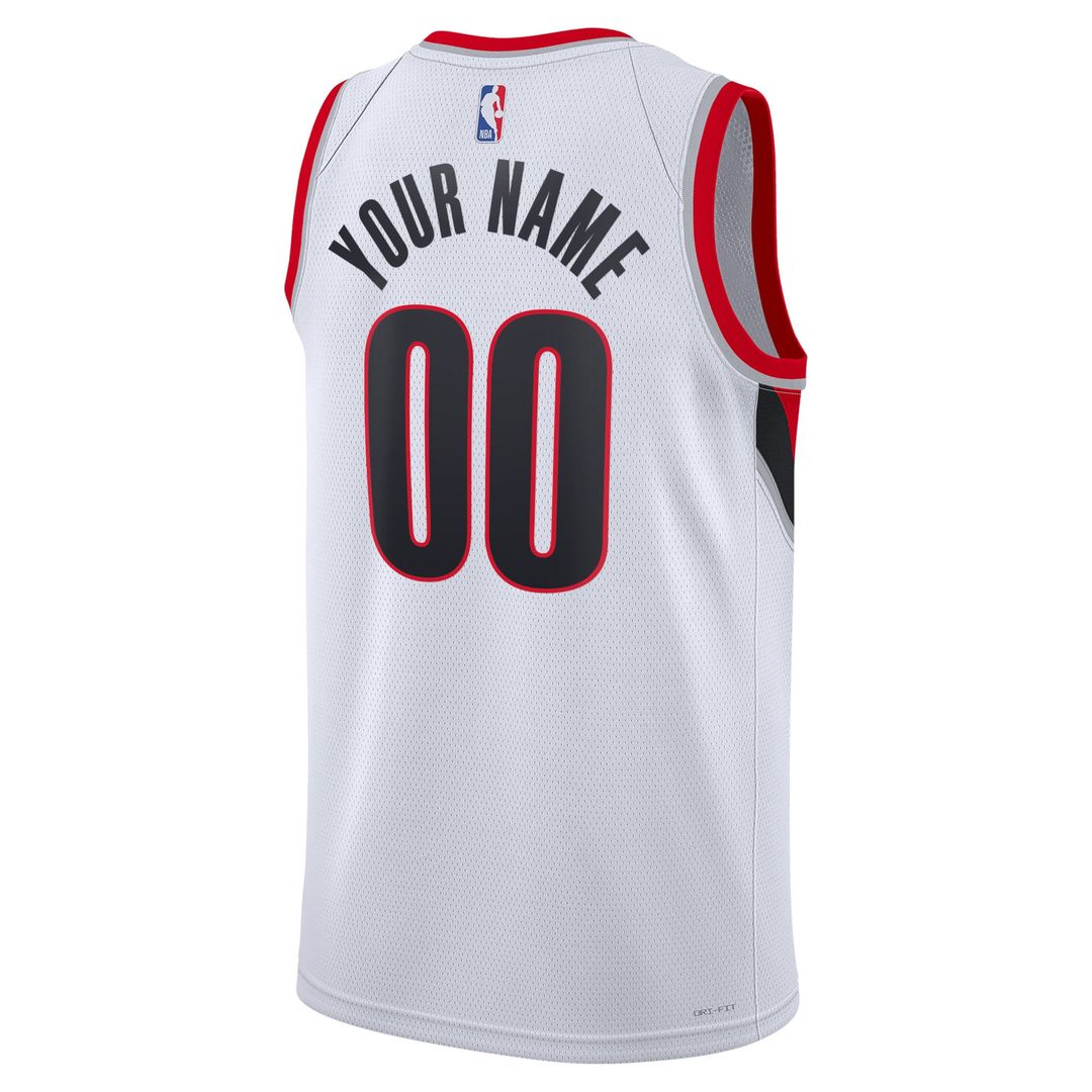 Portland Trail Blazers Nike Unisex Swingman Custom Jersey White - Association Edition | NBA Fan Gear