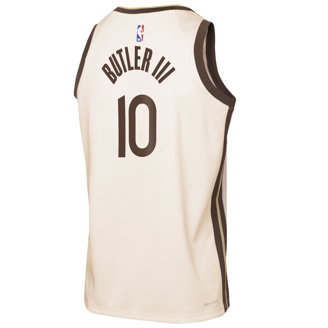 Jimmy Butler III Golden State Warriors Nike Youth 2025/ 26 City Edition Swingman Jersey - Tan | NBA Fan Gear