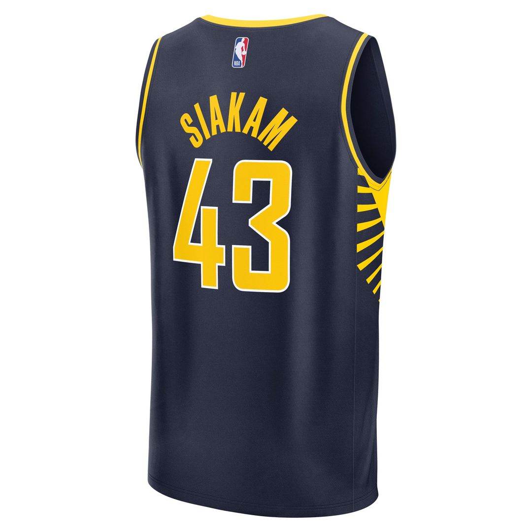 Pascal Siakam Indiana Pacers Fanatics Youth Fast Break Player Jersey - Icon Edition - Navy | NBA Fan Gear
