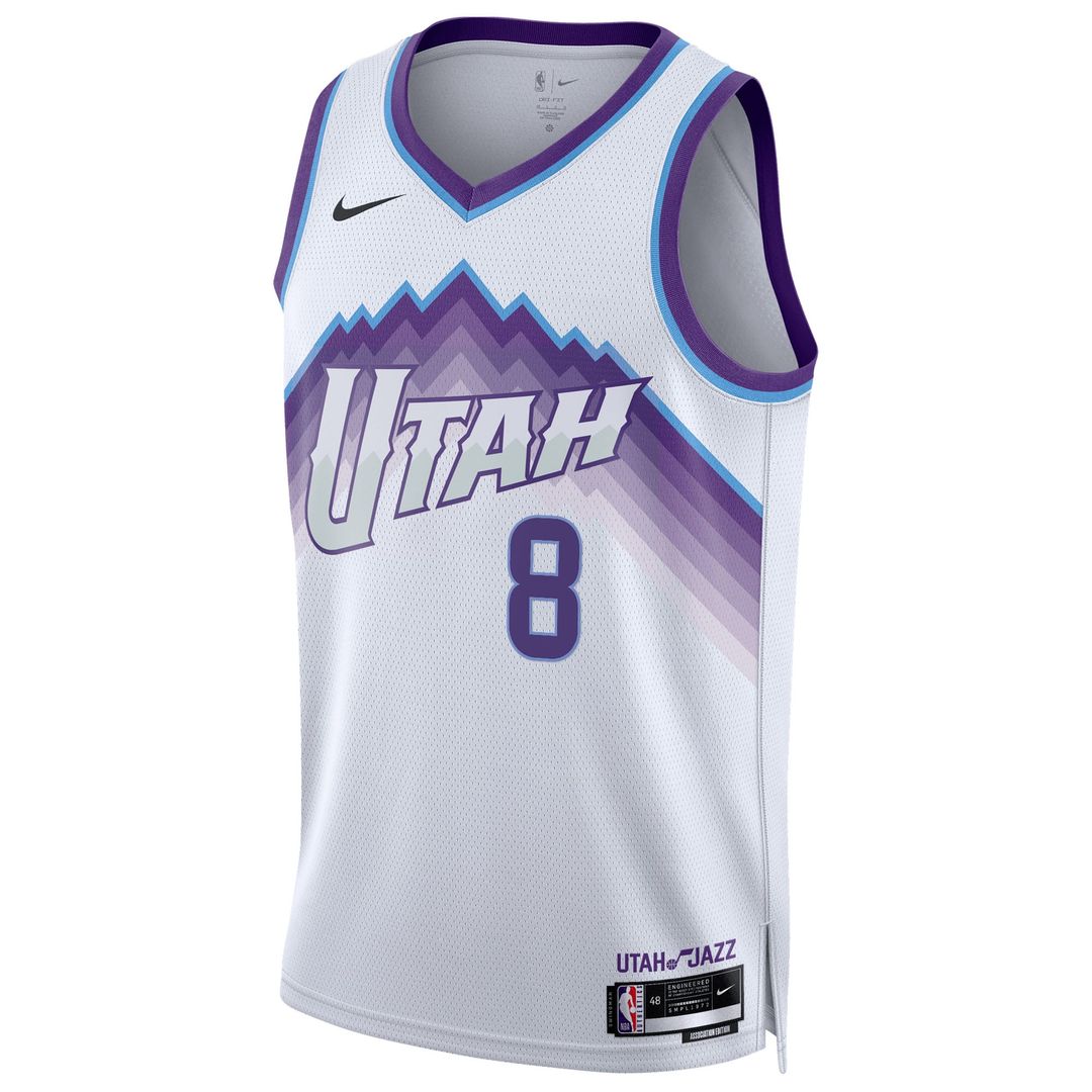Isaiah Collier Utah Jazz Nike Unisex Swingman Jersey - Association Edition - White | NBA Fan Gear
