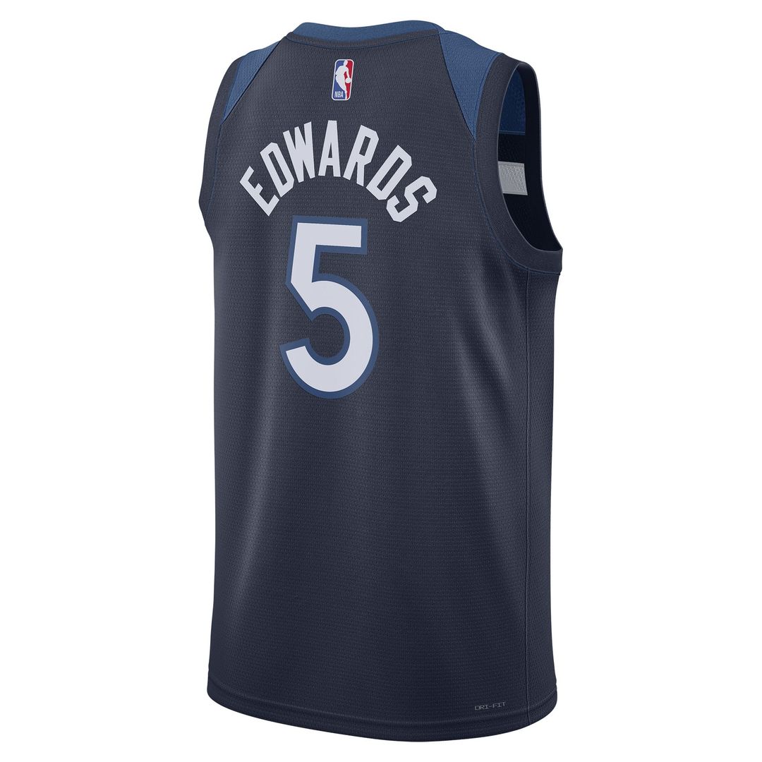 Anthony Edwards Minnesota Timberwolves Nike Unisex Swingman Jersey - Icon Edition - Navy | NBA Fan Gear